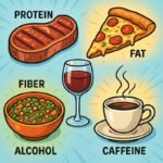 Vielfältige Lebensmittel wie Protein, Fett und Ballaststoffe unterstützen ein Leben ohne Zucker | © No_Carbs.